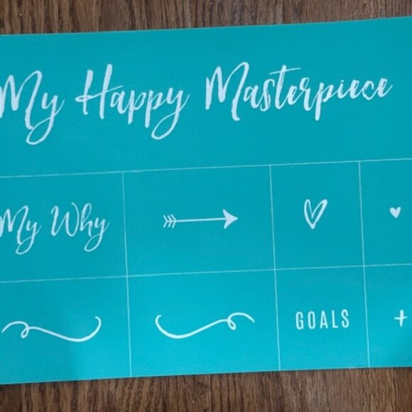 NEW Chalk Couture transfer MY HAPPY MASTERPIECE - Picture 1 of 1